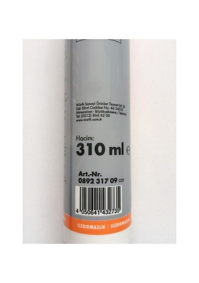 Würth Beyaz Silikon Asetat 310 Ml