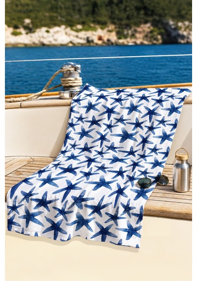 Deniz Yıldızı Marine Plaj Havlusu-akdeniz Modern Lacivert Beyaz Havuz Hızlı Kuruyan Mikrofiber Havlu Kumlu Dalgası Deniz Yıldızı Marine Plaj Havlusu-akdeniz Modern Lacivert Beyaz Havuz Hızlı Kuruyan Mikrofiber Havlu Kumlu Dalgası