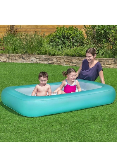 Bestway Tek Halkalı Şişme Tabanlı Çocuk Havuzu 51115 Turkuaz