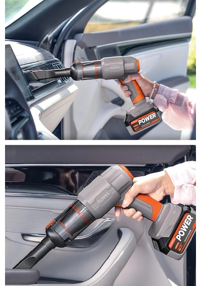 Auhma Ahv-21 20.000pa Şarjlı Araç Süpürgesi Ve Toz Üfleme Makinesi