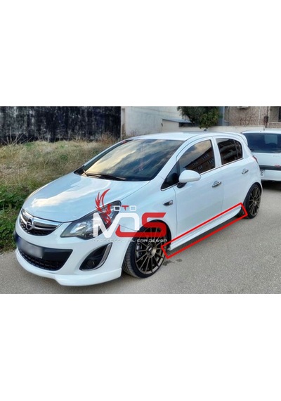 Opel Corsa D Aero Marşpiyel Takım Fiberglass Boyasız