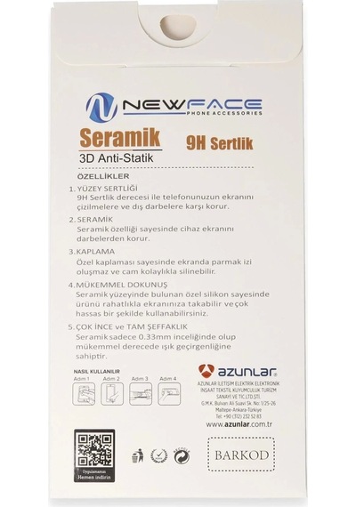 Xiaomi Redmi 13c 3d Antistatik Mat Seramik Nano Ekran Koruyucu
