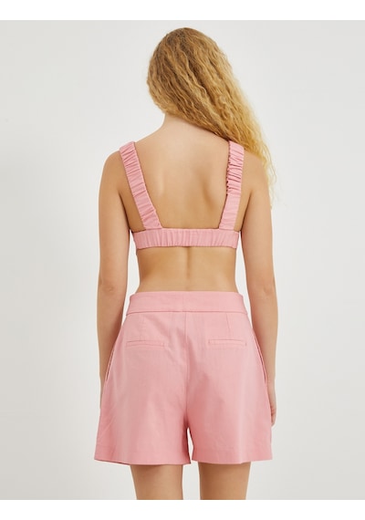 Koton Keten Crop Atlet Pembe 2sak30012pw 2SAK30012PW250
