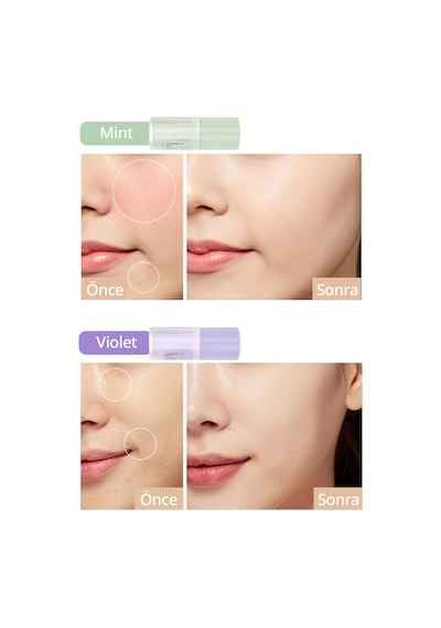 Renk Eşitsizliklerini Nötrleyen Pürüzsüzleştiren Nemlendirici Makyaj Bazı Layering Fit Base Violet