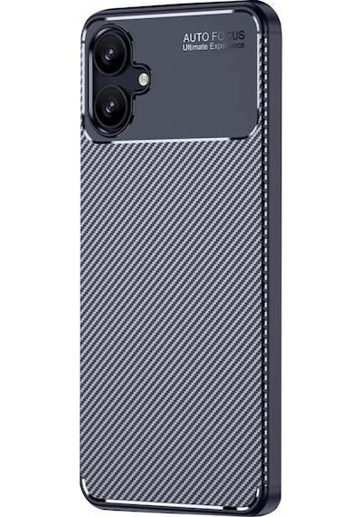 Newface Samsung Galaxy A06 Kılıf Auto Focus Karbon Kapak - Lacivert