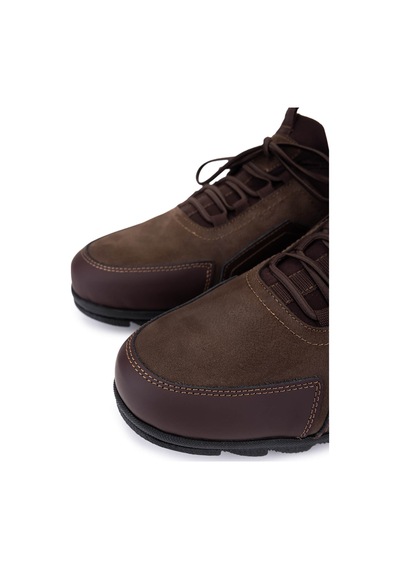 Tamer Tanca Erkek Hakiki Deri Kahverengi Nubuk Sneakers & Spor Ayakkabı 1093 10312 Erk Ayk Sk25-26 Kahve Nbk Kahverengi