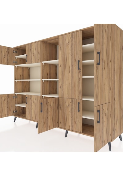Hyperion Dolap 14 Raflı 9 Kapaklı 220x44x163 Çam-çam/aytaşı Atlas Çam/aytası - Atlas Çam Hyperion Dolap 14 Raflı 9 Kapaklı 220x44x163 Çam-çam/aytaşı Atlas Çam/aytası - Atlas Çam