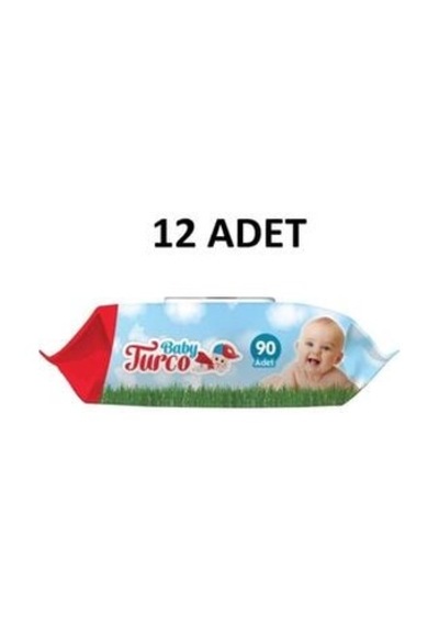 Baby Turco Islak Bebek Havlusu 12 X 90 Adet