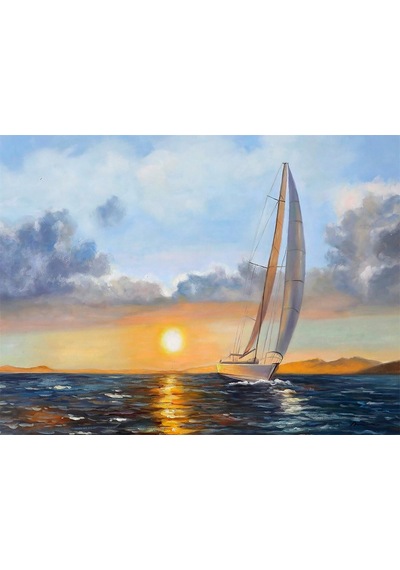 Yağlı Boya Tablo %100 El Yapımı Home In Joy 94Cmx75Cm (507015493)