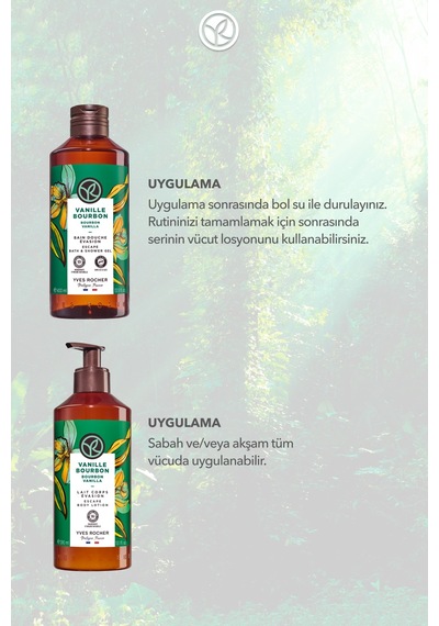 Yves Rocher Vanilya Duş Seti-duş Jeli 400 Ml& Vücut Losyonu 390 Ml Diğer