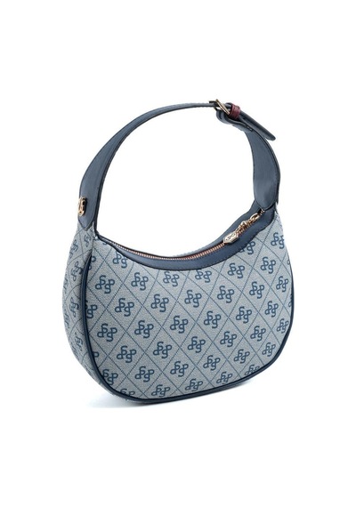 Silver Polo Sp1194 Kadın Omuz Çantası Monogram Gri-laci-bordo