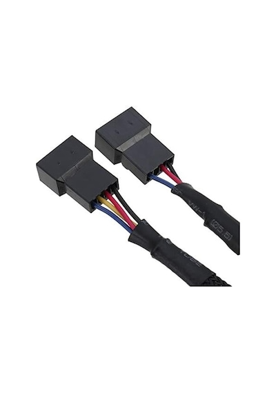 Fan Çoklayıcı Y PWM 4 pin Splitter Çoklayıcı Switch Kablosu