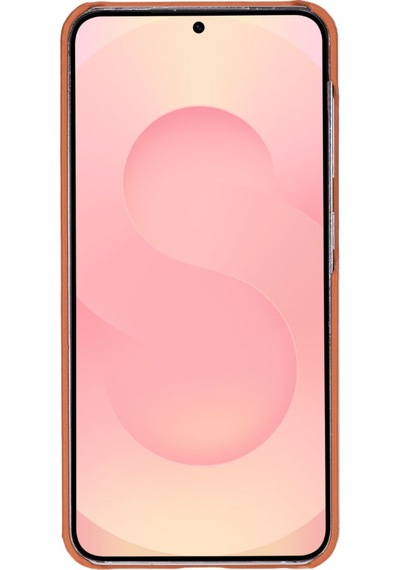 Samsung Galaxy S25 Plus Uyumlu, Hakiki Deri, El Yapımı Arka Kapak, Gölgeli Taba Taba