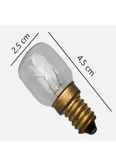 Fırın Ampülü 15w E14 Duylu 300 Derece