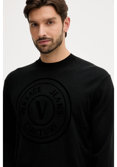 Versace Jeans Couture 79gafm15 Erkek Kazak Siyah
