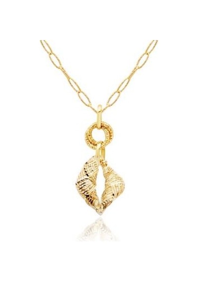 Diamond Line-Gülaylar - Sarı Altın 14 Ayar Taşsız Klasik Kolye N11.25302