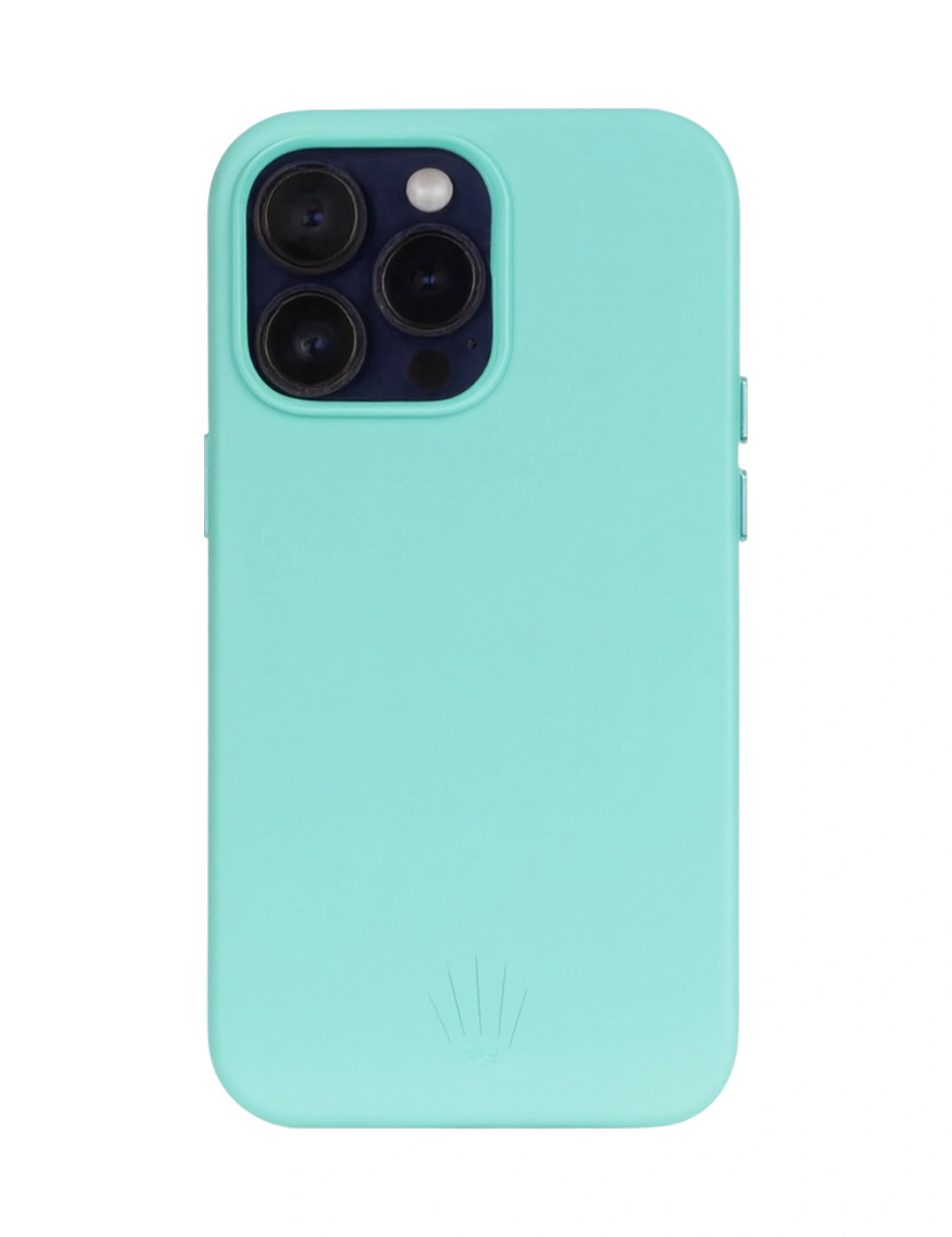 Triton Apple Uyumlu iPhone 15 Pro Max Su Yeşili Kılıf Magsafe Özellikli Deri Kılıf Yeşil