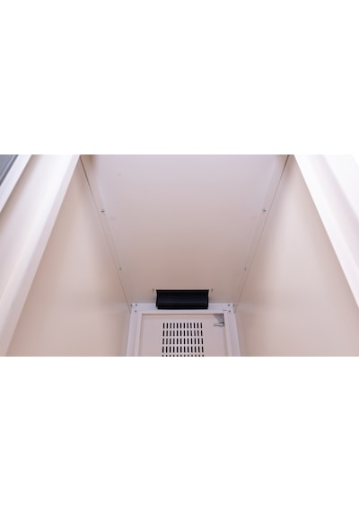 Alfafonet Ziglat Ip20 Montajlı Keson Kabin Mat Beyaz Cam Kapaklı Tekerlekli