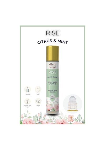 Rıse %100 Doğal Citrus & Mint Roll-on 10 Ml