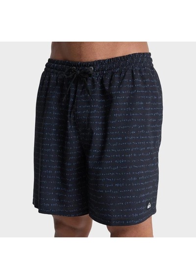 Quiksilver Stretch Printed Erkek Lacivert Mayoşort