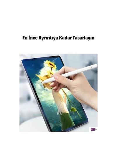 Apple Uyumlu   iPad  2 3 4 Eğime Duyarlı Şarjlı Stylus Kalem