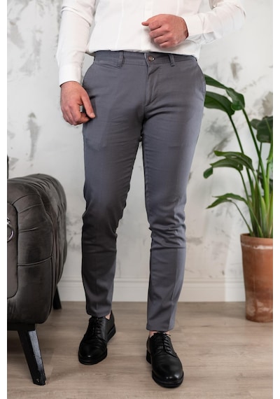 Notra Slimfit Dar Paça Erkek Yazlık Gabardin Chino Pantolon 001