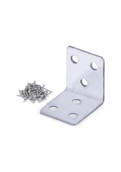 5 Adet Mobilya Dolap Köşe Bağlantı Sabitleme L Demir Gönye 35x35x30 Mm Diğer