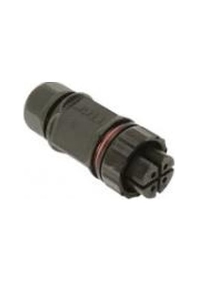 Wpf-0400m25 Dişi Kablo Tip 4pin Ip68 Vidalı Konnektör Ttf