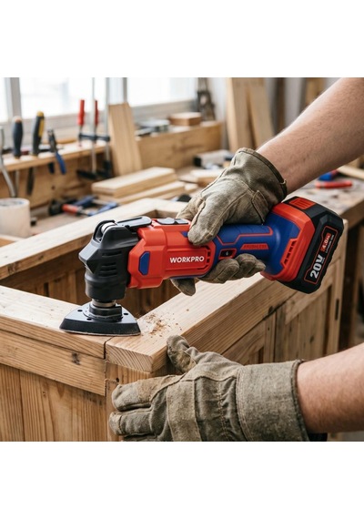 Workpro Wp393006 20volt Kömürsüz Şarjlı Devir Ayarlı Profesyonel Raspalama Ve Zımpara Aküsüz