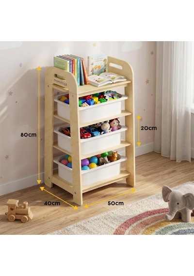 Missidea Luno Montessori Raf Ahşap