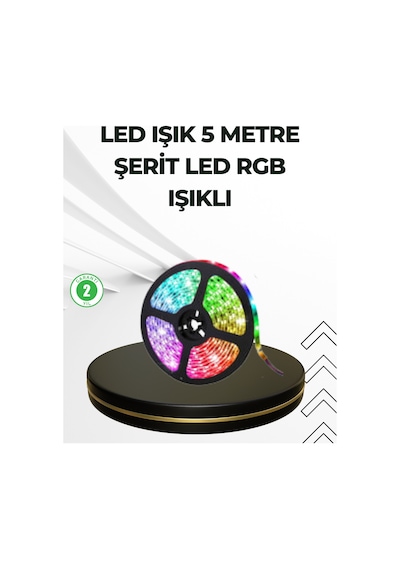 Dekoratif Kumandalı Şerit Led 5 Metre