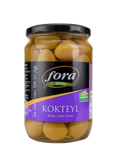 5 Adet Fora Domat Kokteyl Yeşil Zeytin 400 G