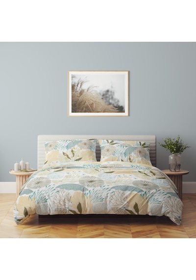 Cotton Collection Çift Kişilik Nevresim Takımı Dune Çok Renkli