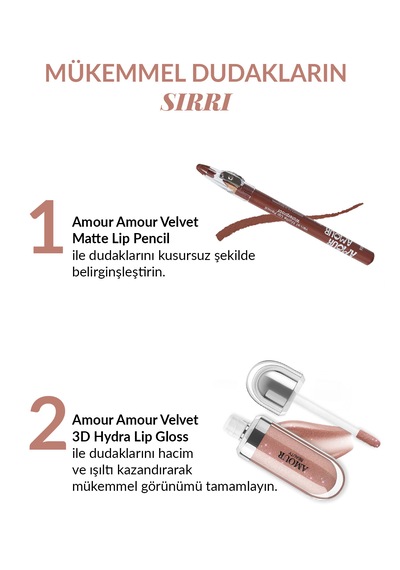 Amour Amour 3d Hydra Nemlendirici Dudak Parlatıcısı Işıltılı & Hacim Veren Lip Gloss 20 Chestnut