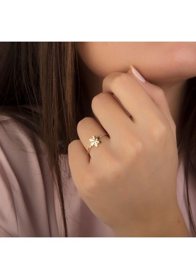 Kartanesi Sarı Altın Yüzük 14K 377236774