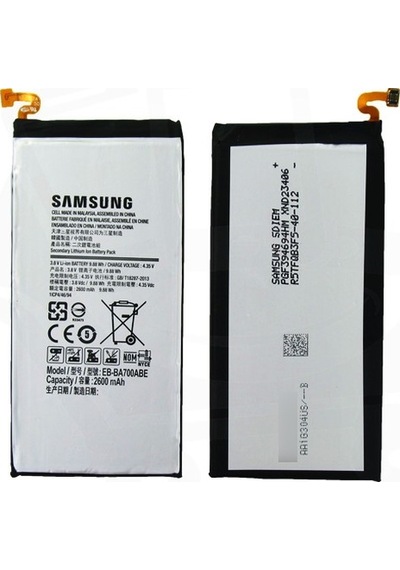 Samsung Uyumlu Galaxy A7 Sm-A700F Eb-Ba700Abe Batarya Pil 2600Mah