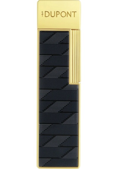 S.t. Dupont Twiggy Monogram Siyah-gold Puro Çakmağı 30079 - Tr9130