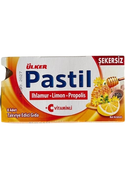 Ülker Pastil Ihlamur Limon Propolis Aromalı 22,4 Gr 12 Adet
