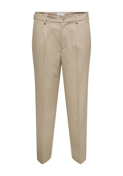 Only & Sons Erkek Chino Yandan Büzgülü Krem Pantolon - 22035160