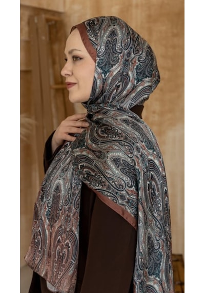 Locella 75 X 180 - İdol İpek Şal-5014-04932 Kiremit
