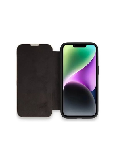 Newface Apple İphone 14 Pro Max Kılıf Dolpin Kapaklı - Siyah