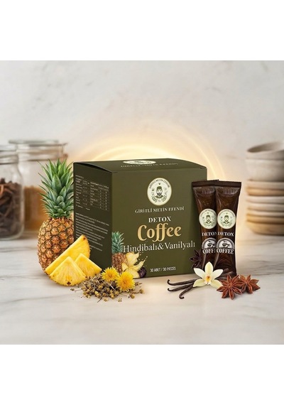 Premium Detox Coffee - 3 Aylık Kullanım / 3 X 30 Adet Kahve Giritli Metin Efendi Çözünebilir
