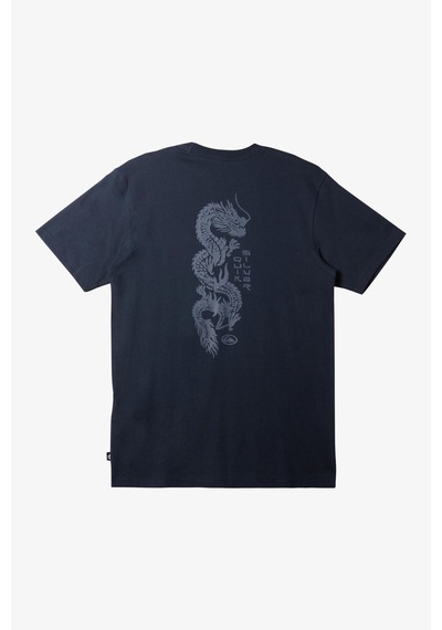 Quiksilver Dragon Fist Moe Erkek Tişört Aqyzt09544-17726-lacivert