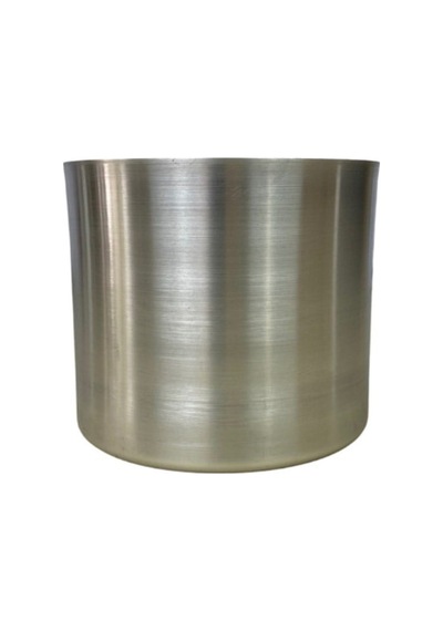 Cihan Çiçekçilik Galvaniz Saksı 15x15 Paslanmaz Metalik Çelik Çok Renkli