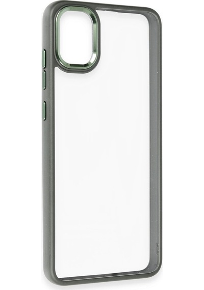 Samsung Uyumlu Galaxy A05 Kılıf Power Silikon Koyu Yeşil/