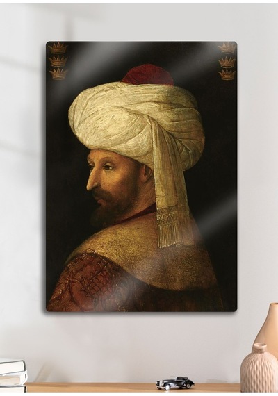 Fatih Sultan Mehmet Han, Fsm - Parlak Metal Baskı Tablo