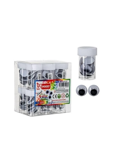 Mikro Oynar Siyah Göz Gg-1210-3g Büyük 12 Tüp Kutu