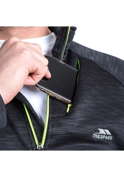 Trespass Trespass Collins - Active Fleece At200 Erkek Gri Polar Orj Çok Renkli
