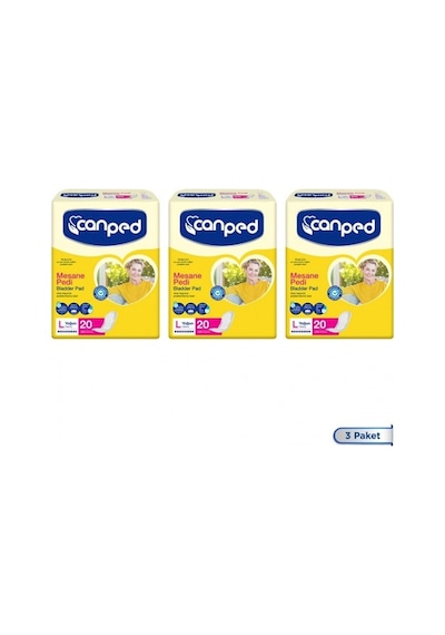Canped Mesane Pedi Yoğun L Beden 60 Lı PKT.CANPED.091 L