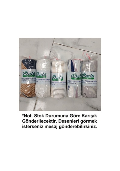Özlü Fitted Lastikli Çift Kiş. Çarşaf Seti 160x200 Desenli Asorti Çok Renkli